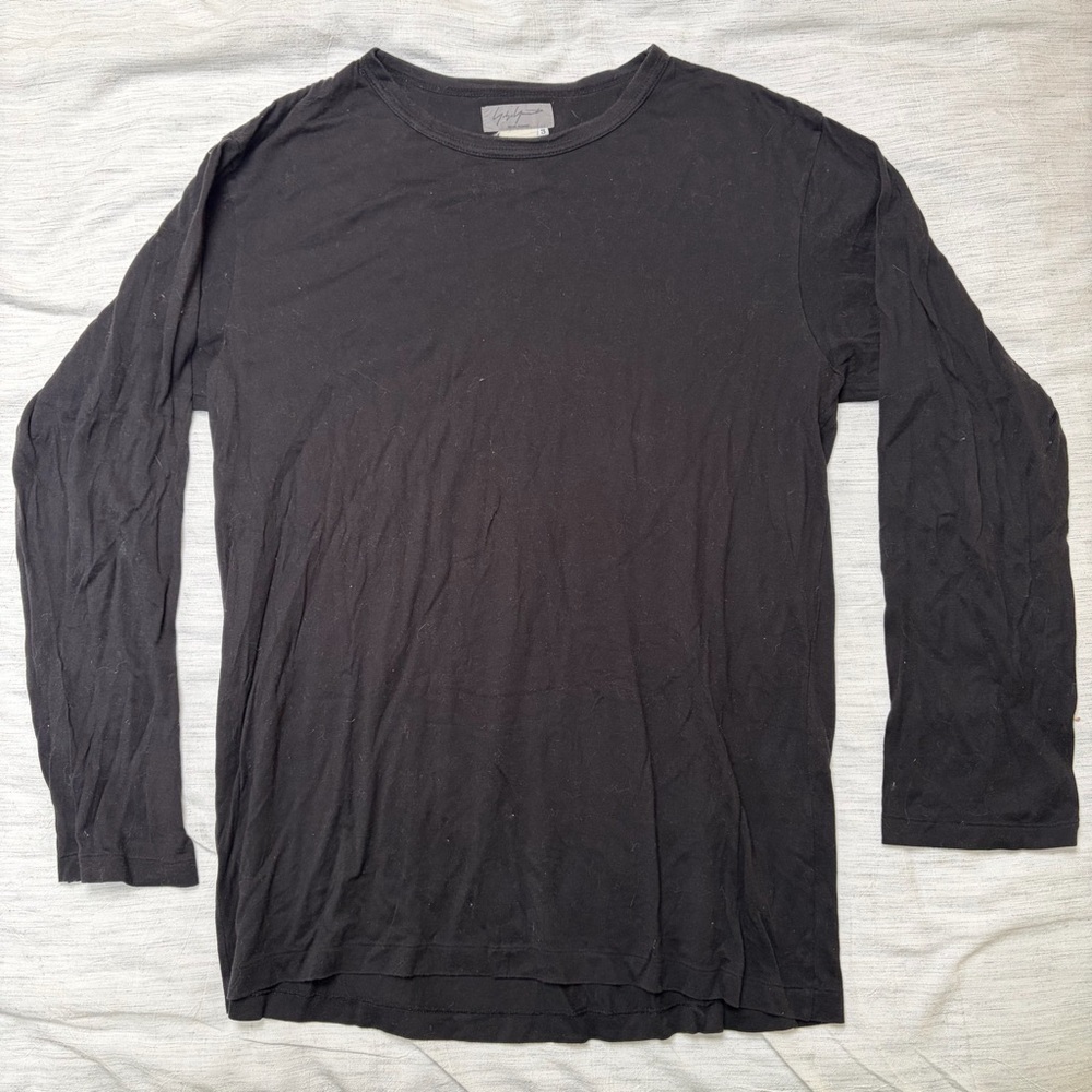Vintage Yohji Yamamoto Long Sleeve Black Tee size 3